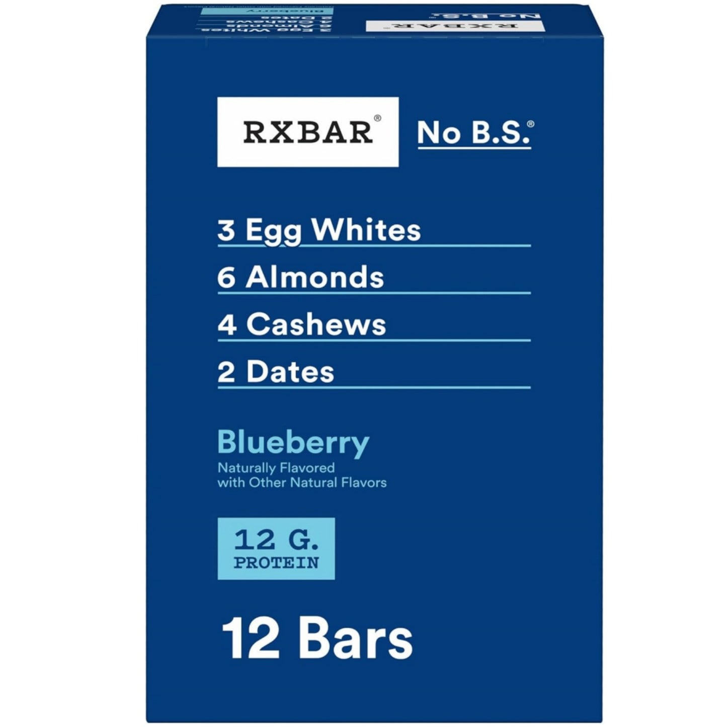 RXBAR Protein Bars, Protein Snack, Snack Bars, Chocolate Sea Salt, 22oz Box (12 Count)