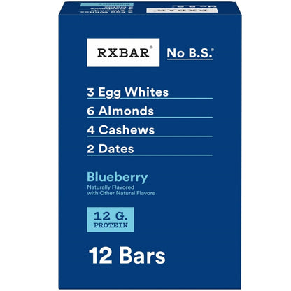 RXBAR Protein Bars, Protein Snack, Snack Bars, Chocolate Sea Salt, 22oz Box (12 Count)
