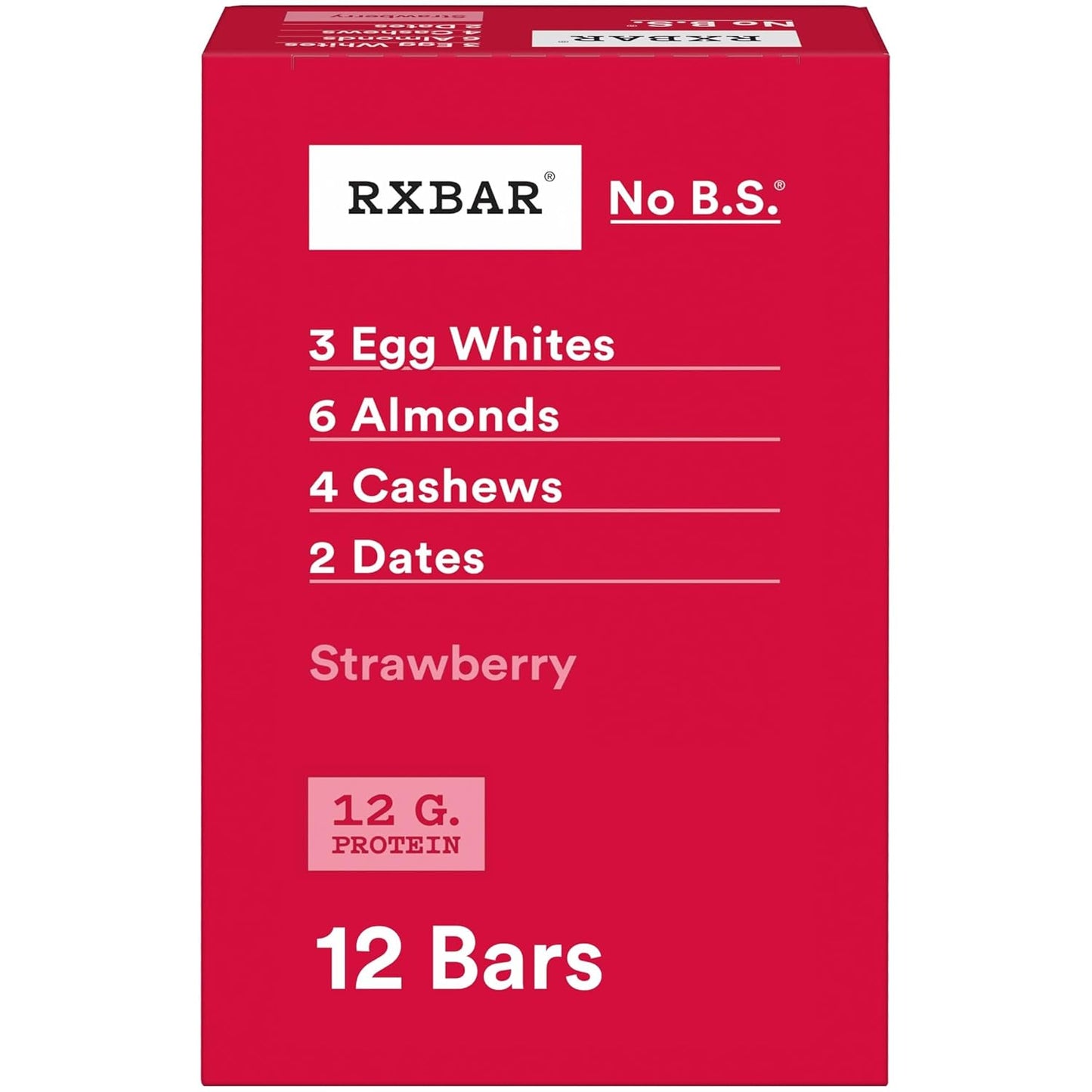 RXBAR Protein Bars, Protein Snack, Snack Bars, Chocolate Sea Salt, 22oz Box (12 Count)